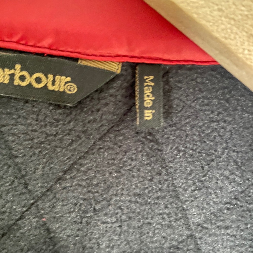 Barbour Wray Gilet Vest Womens 4 Red Quilted‎ Fleece Lined Country Quiet Luxury - Picture 5 of 11